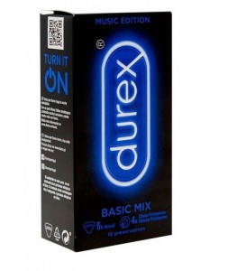 DUREX MUSIC EDITION BASIC MIX 10UDS